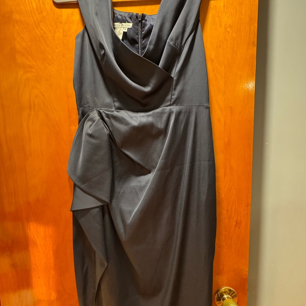 Elegant Charcoal Gray Dress